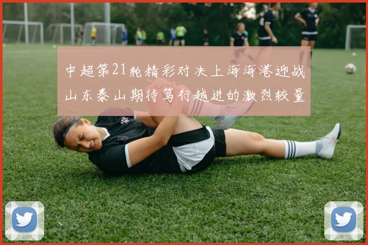 中超第21轮精彩对决上海海港迎战山东泰山期待笃行越进的激烈较量